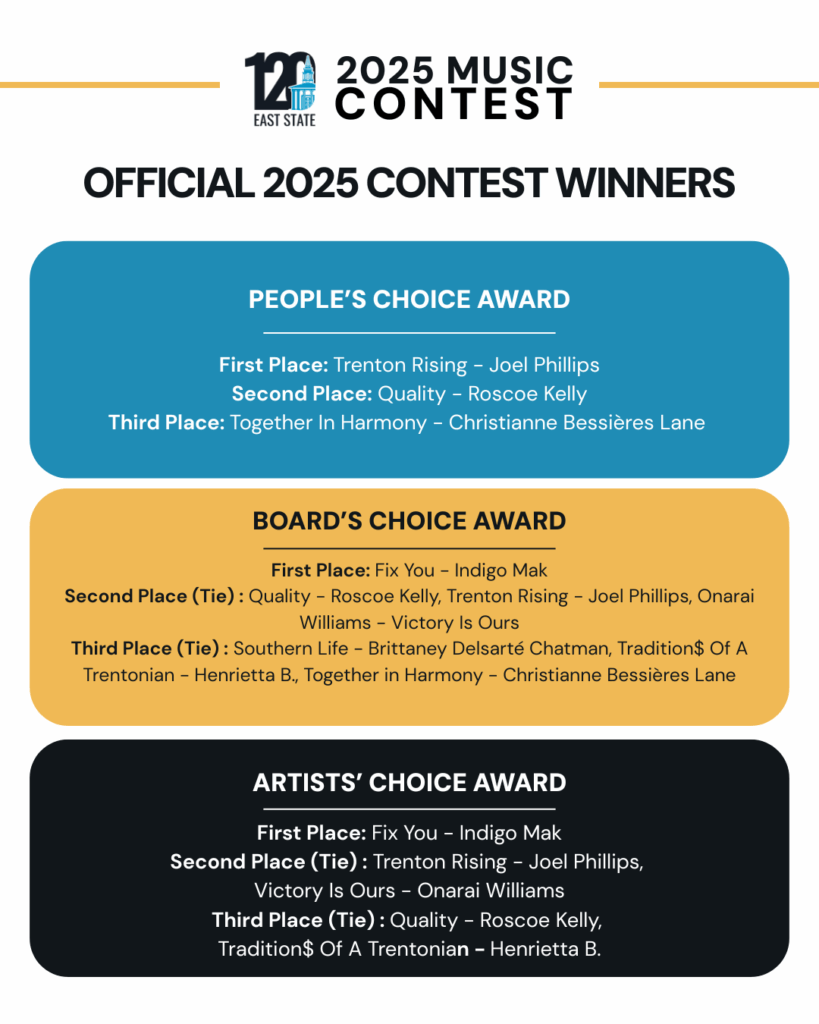 120 East State 2025 Music Contest Award Winners